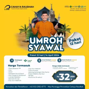 Paket Umroh Syawal 14 April 2024