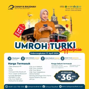 umroh plus turki di Cahaya Raudhah
