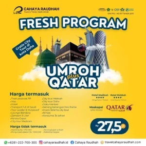 Paket Umroh Plus Qatar 2023