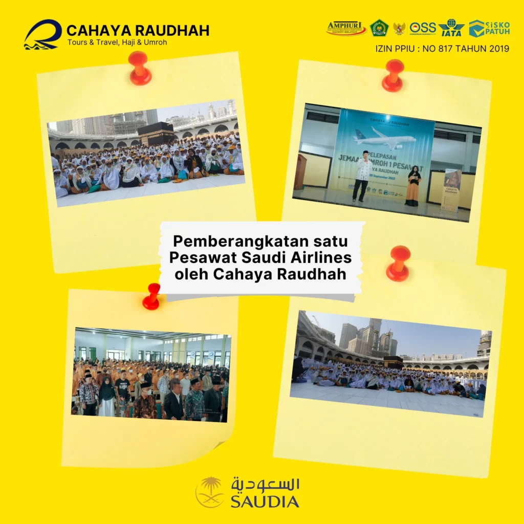 Keberangkatan 1 Pesawat Saudi