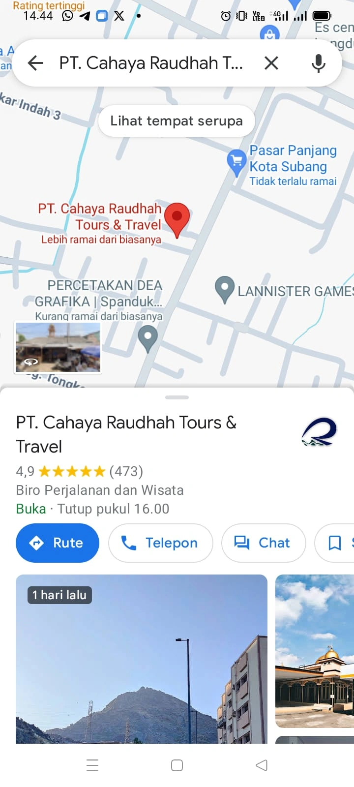 Testimoni jamaah cahaya raudhah 2