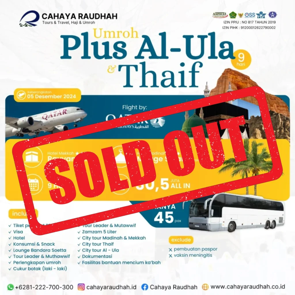 Paket Umroh 5 Desember Sold Out