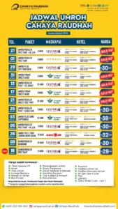Update seat cahaya raudhah 12 September 2024