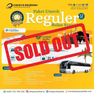 paket umroh 4 april sold out | Cahaya Raudhah | Travel Umroh | Travel Haji | Bandung
