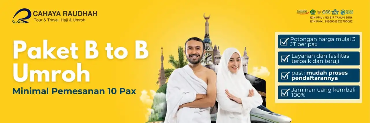 Paket B to B Travel Umroh Purwokerto Banyumas