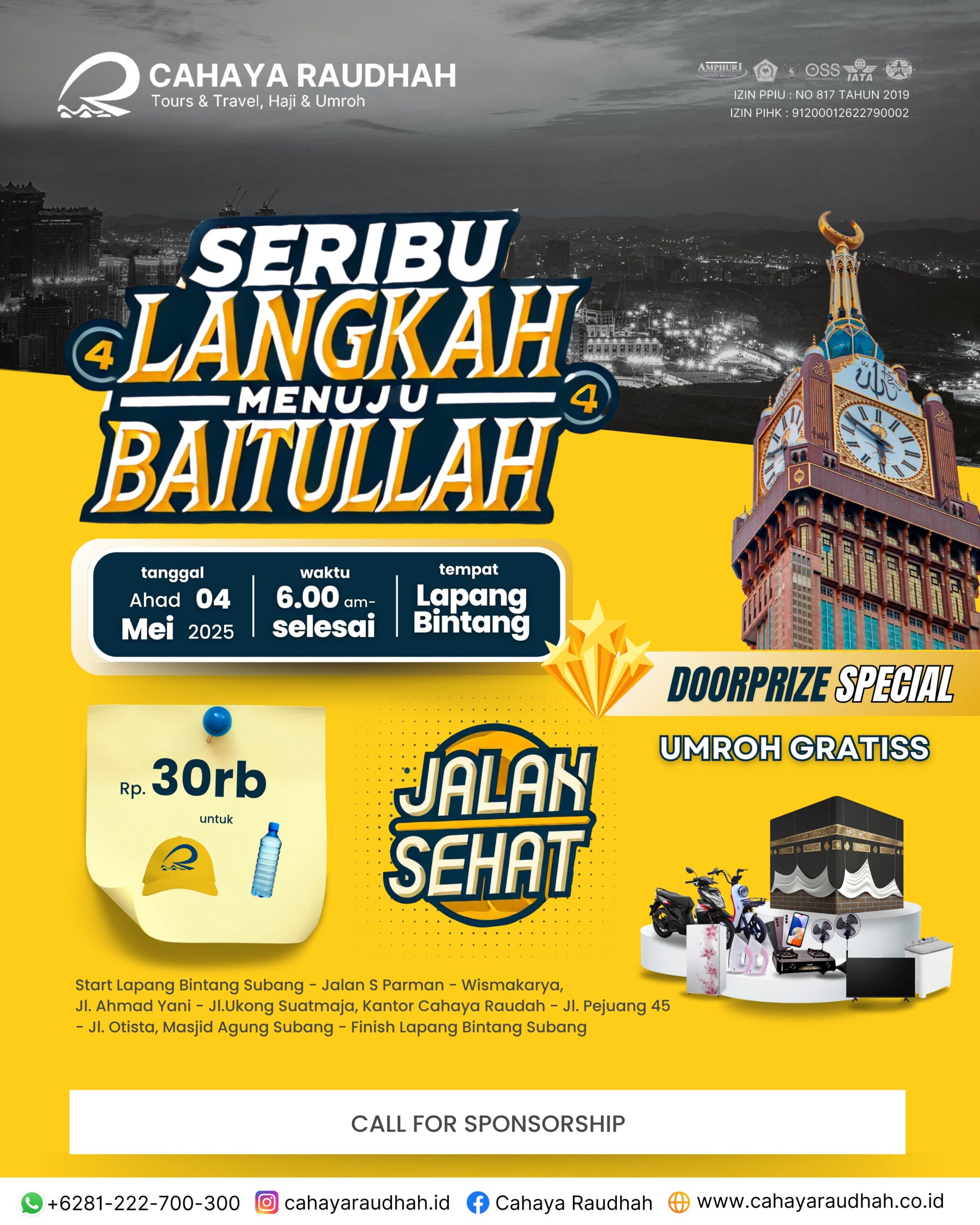 1000 Langkah menuju Baitullah | Cahaya Raudhah | Travel Umroh | Travel Haji