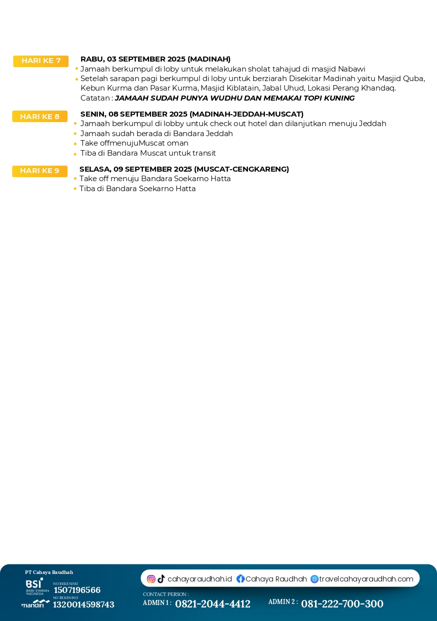 Umroh 1 September 2025 | Travel Umroh | Travel Haji