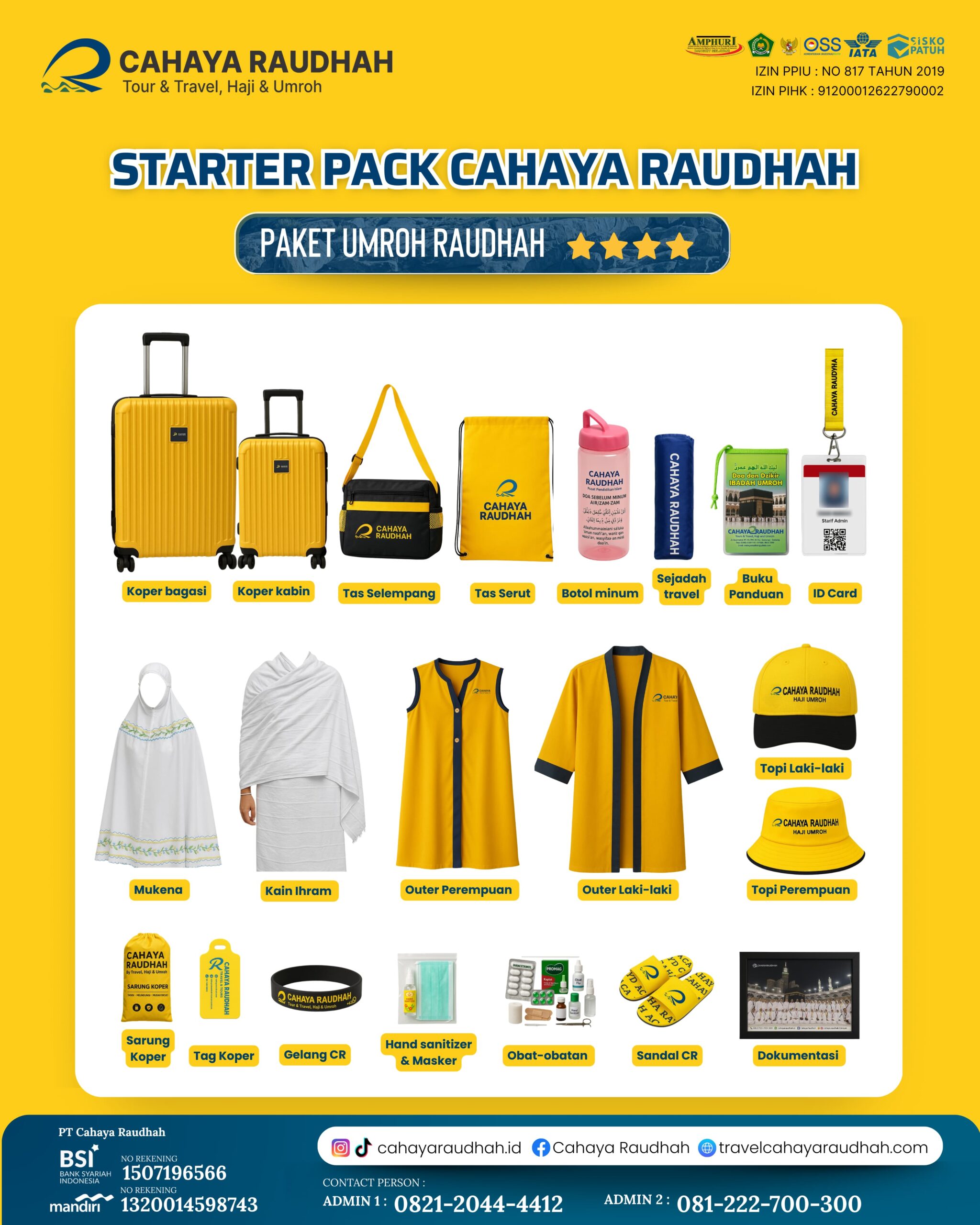 Starter paket umroh Raudhah | Cahaya Raudhah | Travel Umroh | Paket Umroh | Travel Haji