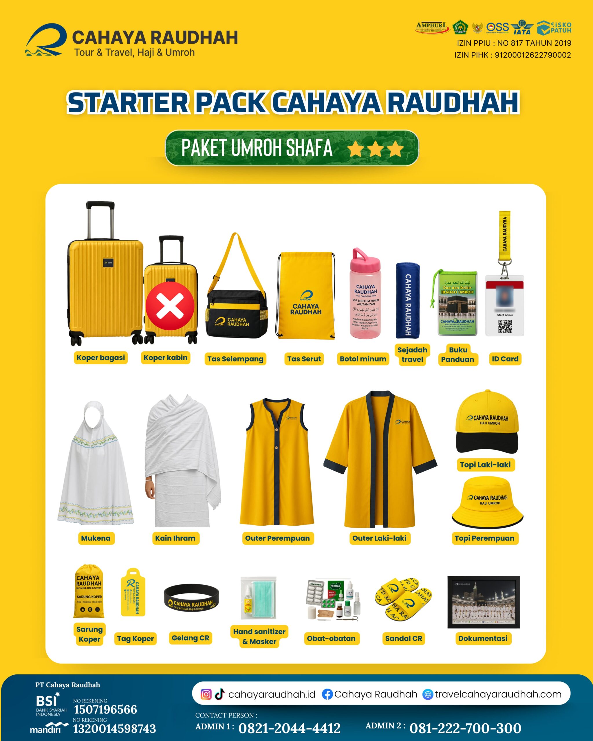 Starter paket umroh Shafa | Cahaya Raudhah | Travel Umroh | Paket Umroh | Travel Haji