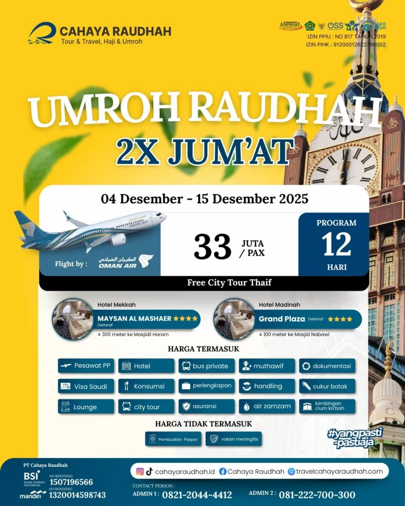 Paket Umroh 4 Desember 2025