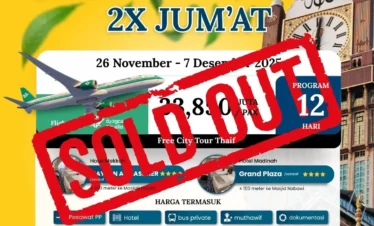 Umroh Raudhah 26 November 2025 SOLD OUT
