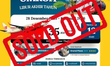 Paket Umroh Liburan Akhir Tahun 28 Desember 2025 Soldout