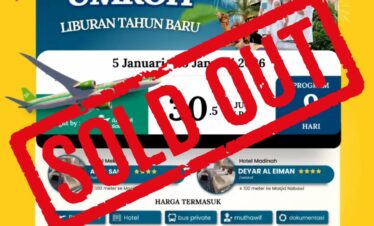 Paket Umroh 5 januari 2026 Soldout
