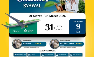 Paket Umroh 21 Maret 2026