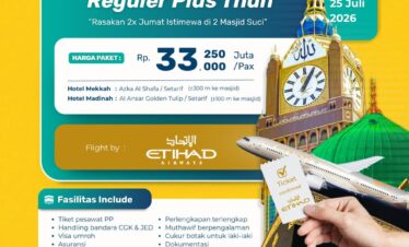 Umroh Raudhah Bintang 4 Plus Thaif 15 Juli 2026 12 Hari