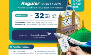 Paket Umroh 10 Agustus 2026 Bintang 4 Cahaya raudhah Tour and Travel haji & Umroh
