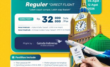 Paket Umroh 4 Agustus Cahaya Raudhah Bintang 4 | 9 Hari